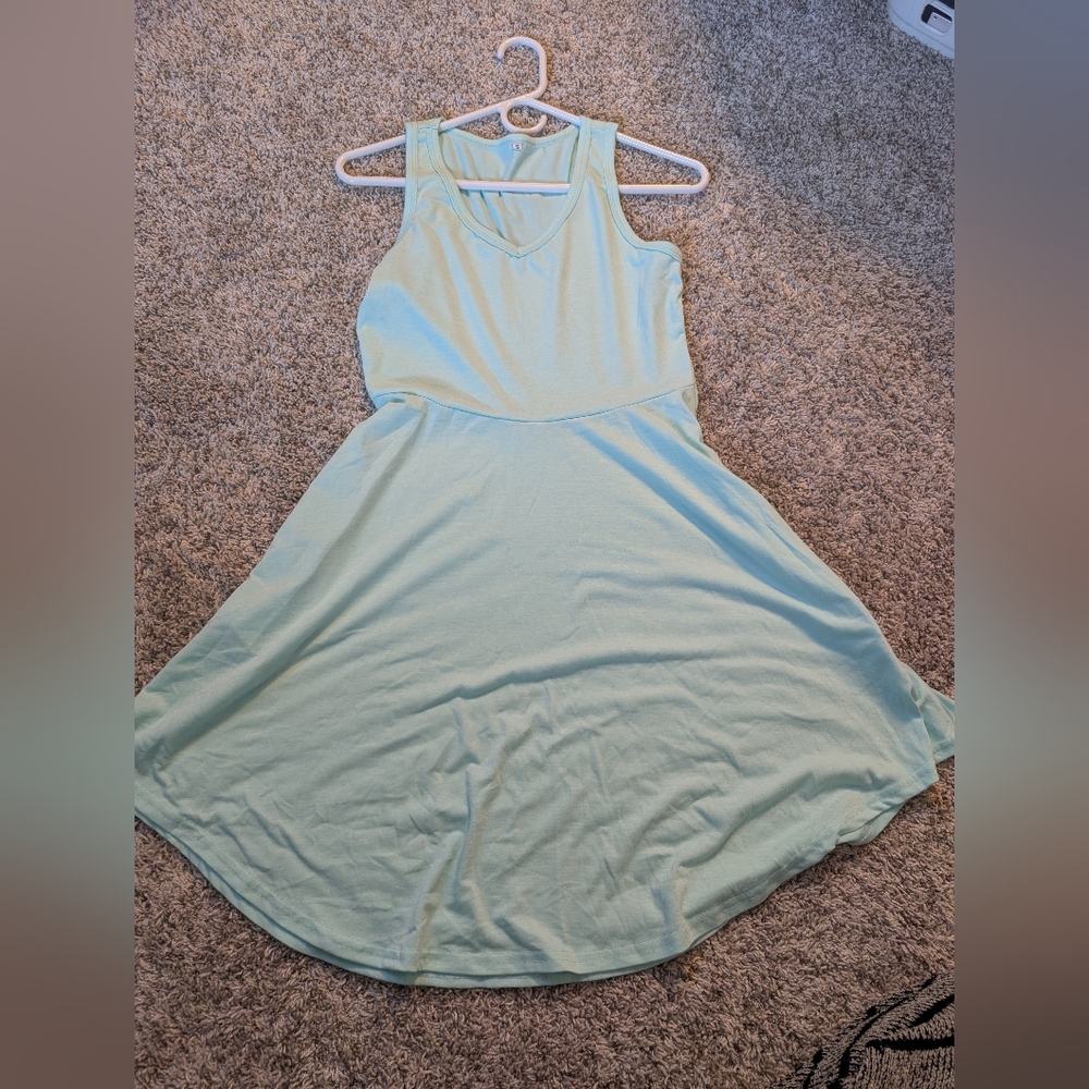 Mint Green Dress
